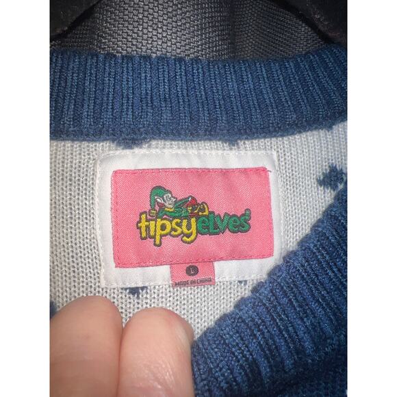 Ugly Christmas Sweater Xmas Size Large Tipsy Elves Dress - Picture 3 of 4